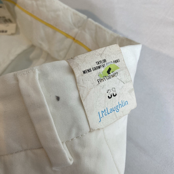 J McLaughlin Men's Taylor Straight Fit Chino Pants Size 38 Lightweight Preppy - Picture 6 of 14